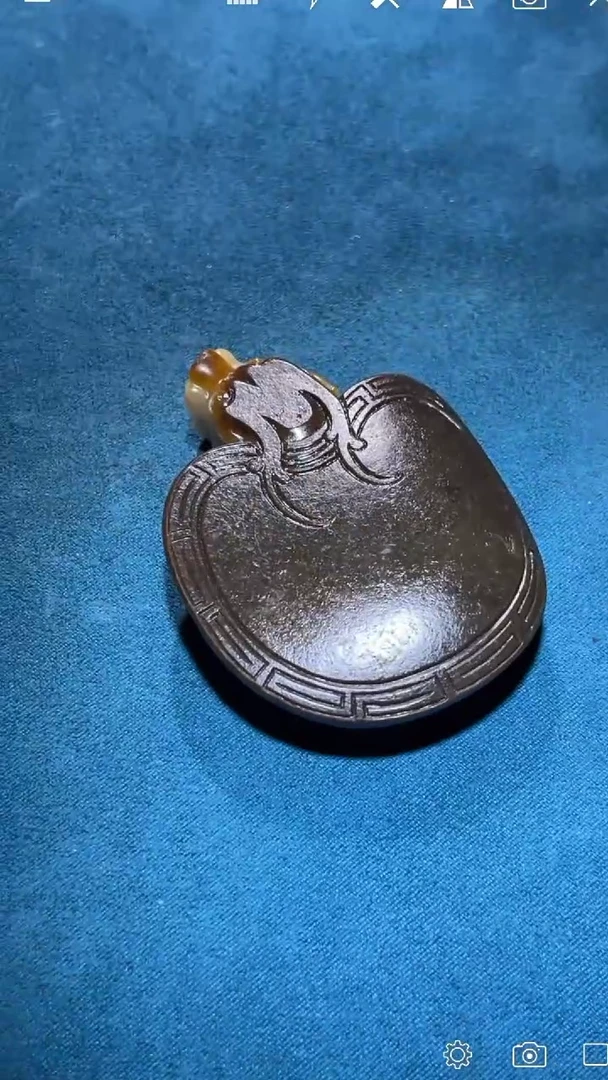 【闪购商品】和田玉HF未镶嵌龙龟手把件