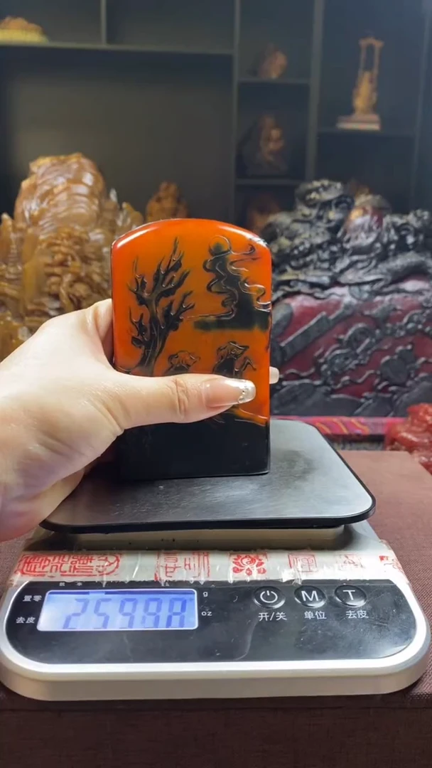 【闪购商品】寿山石印石乌鸦皮