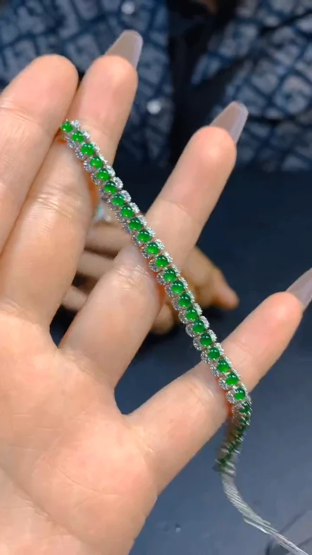 【闪购商品】翡翠手链未镶嵌0716187864多样性发一