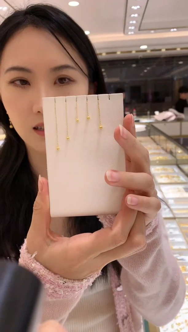 【闪购商品】定制足金耳饰(多样性发)S514|915