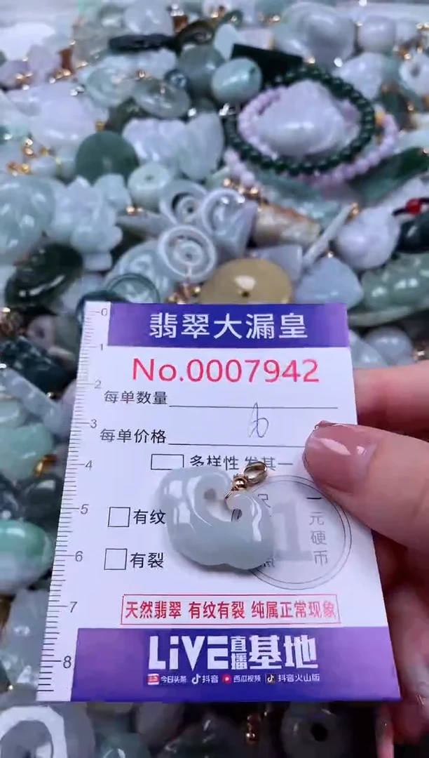 颈饰未镶嵌翡翠7942