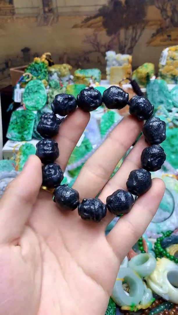 颈饰未镶嵌翡翠天然A货翡翠