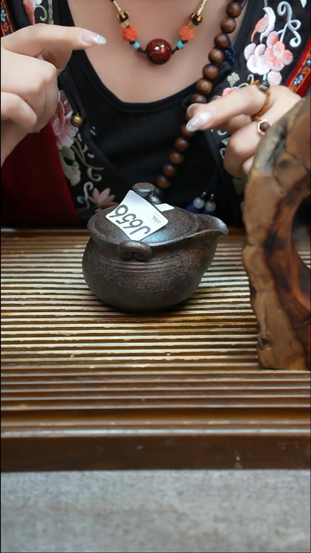 万古烧粗陶手工茶具