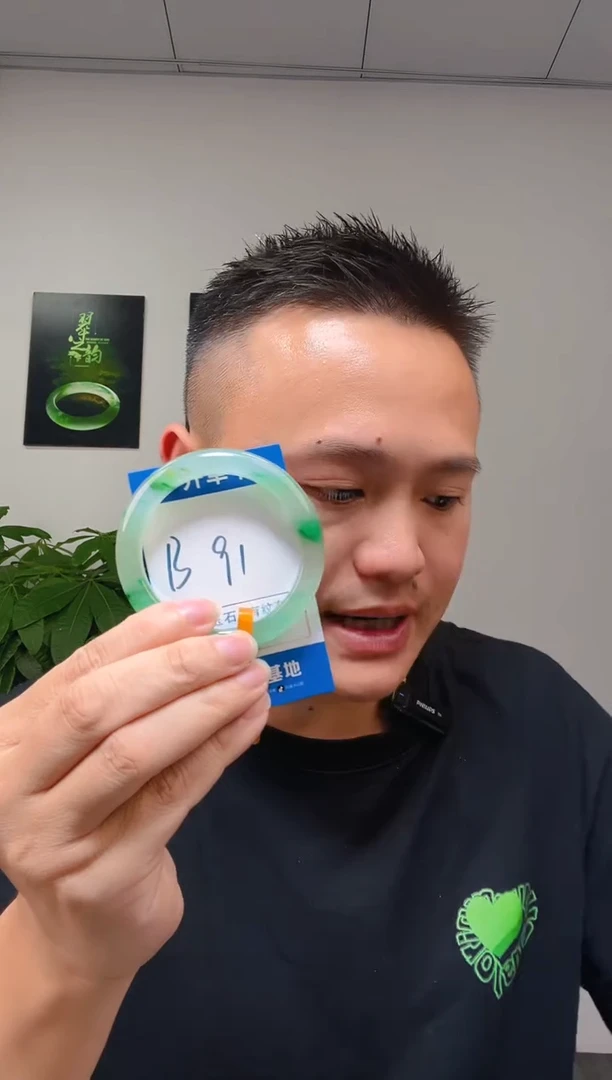 石英质玉（非洲翠）手镯未镶嵌1