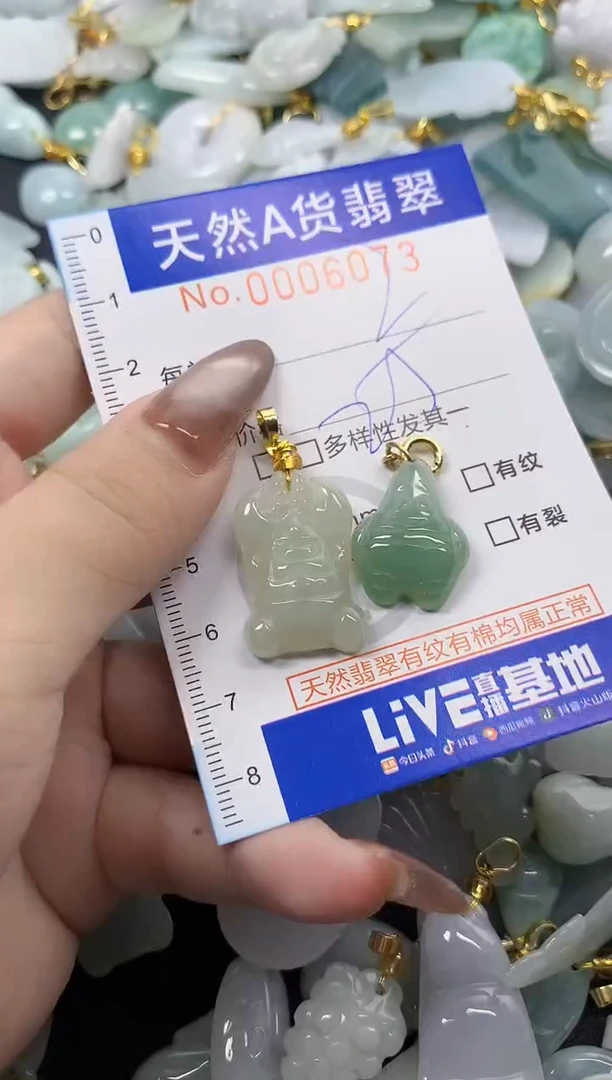 翡翠未镶嵌颈饰天然A货翡翠