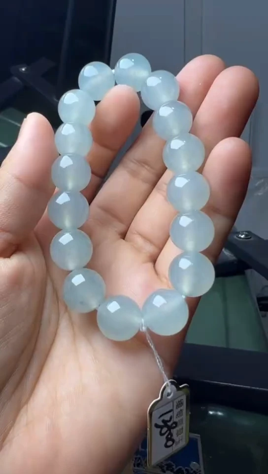 未镶嵌手链翡翠小*儿缅甸翡翠A货卡12.7