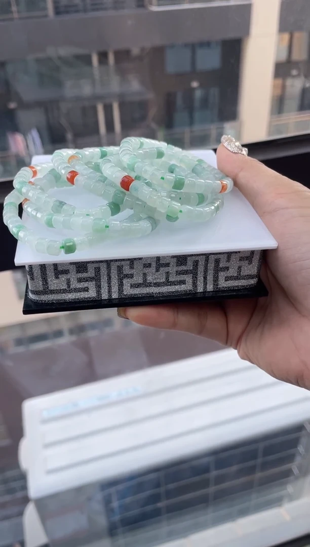 未镶嵌手串翡翠桶珠   多样性发货发一件