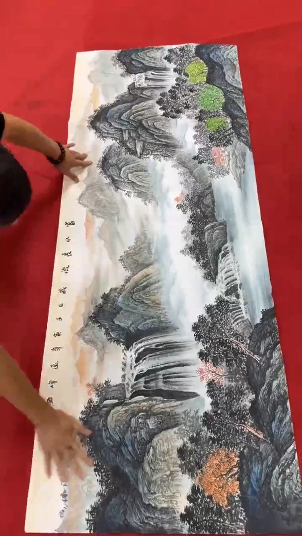 国画国画字画小姐姐真好看