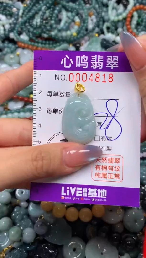 颈饰未镶嵌翡翠闪购004818