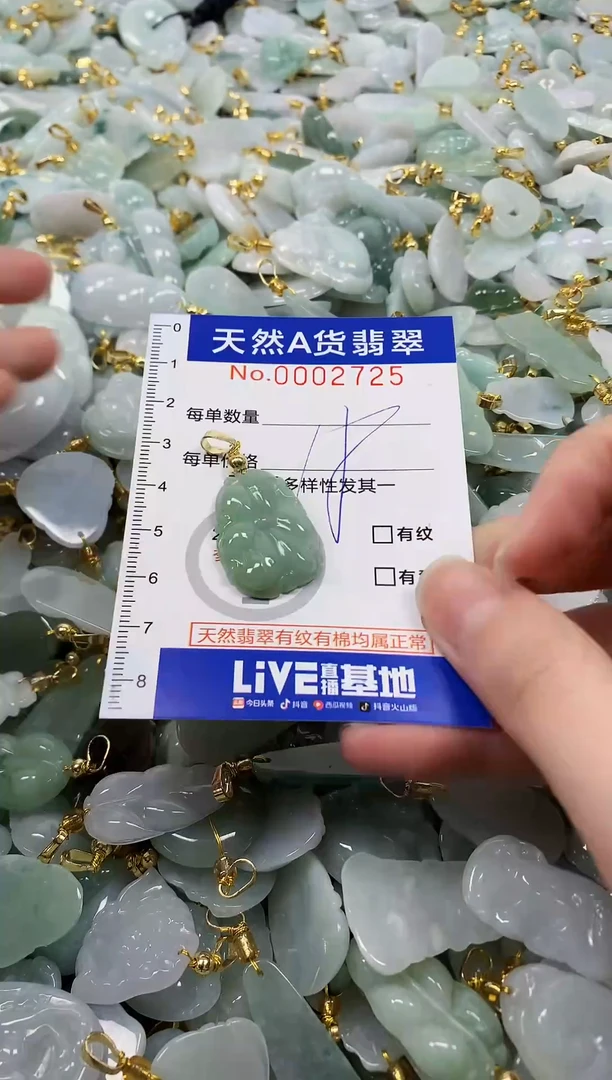 颈饰未镶嵌翡翠纯天然a货翡翠