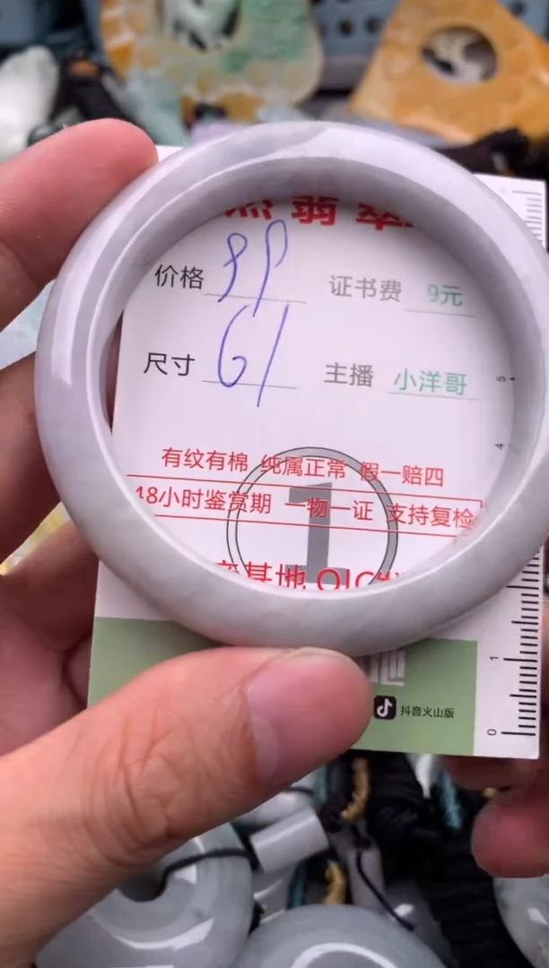 翡翠未镶嵌吊坠(不含链)1