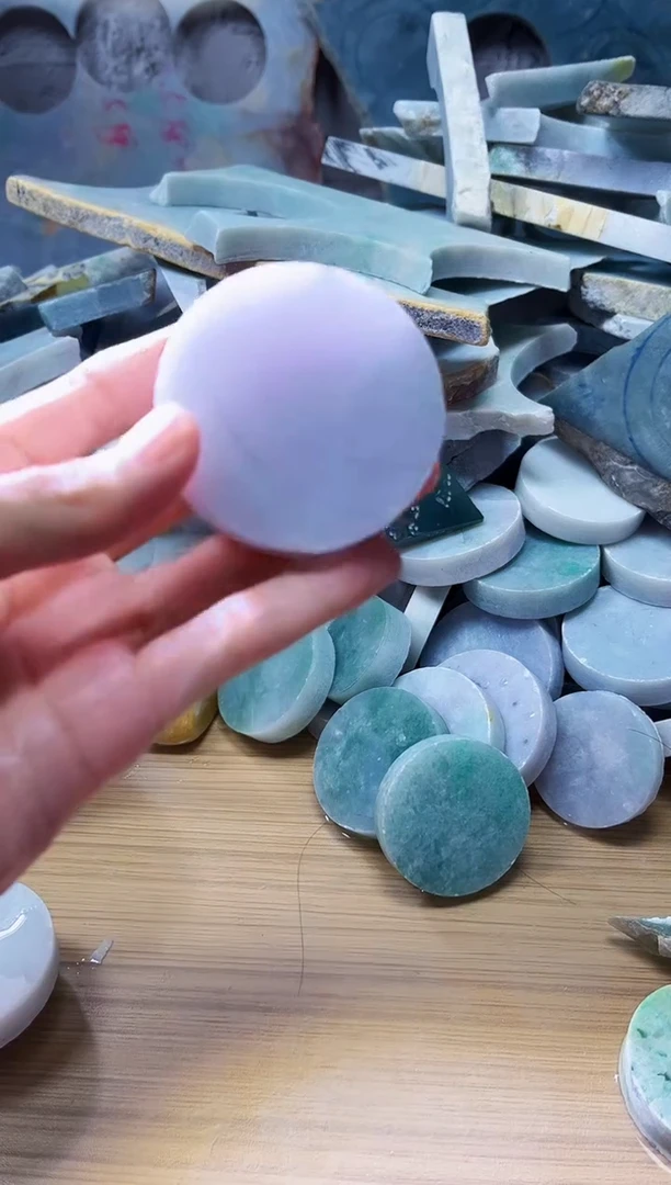 裸石翡翠翡翠a货正品玉石陈084