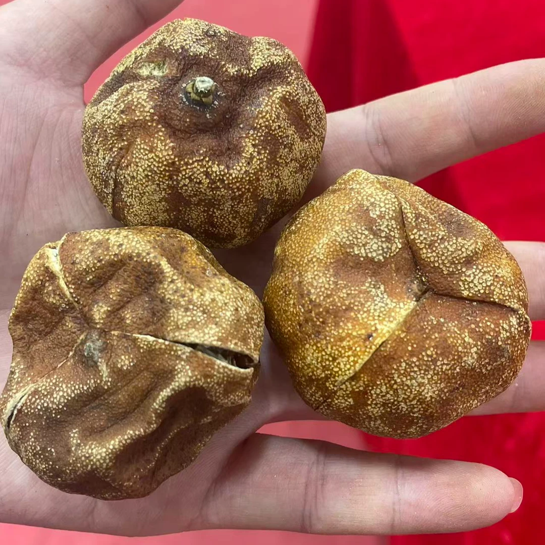 三刀黄金果【阿强陈皮】 古井蟠龙金果 古18陈化 250g 拍一发四