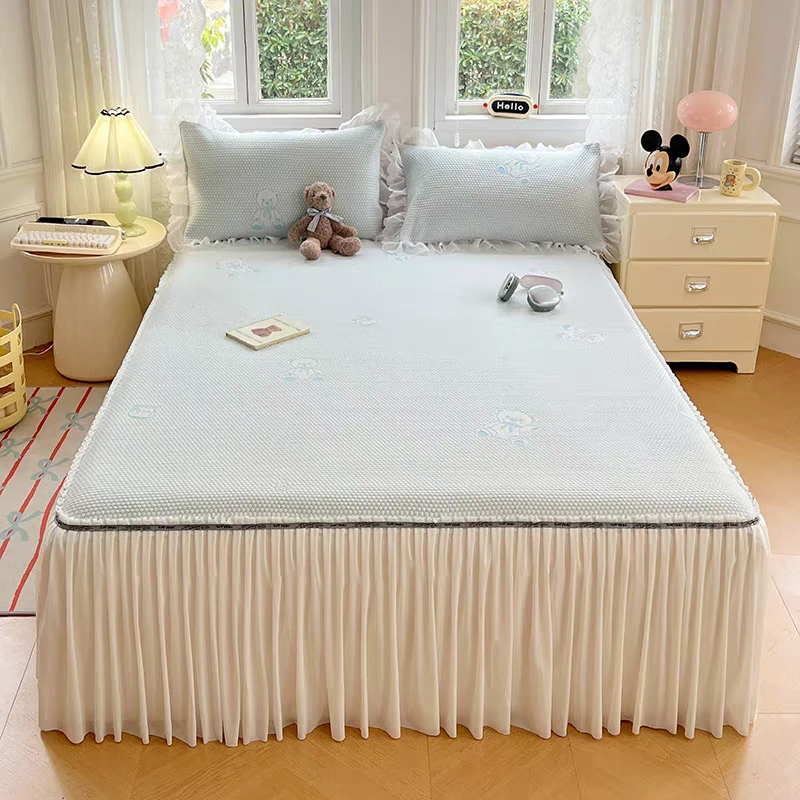 『冰豆豆床裙』高分子冰豆豆自带冷感夏天床上用品（默认次品）