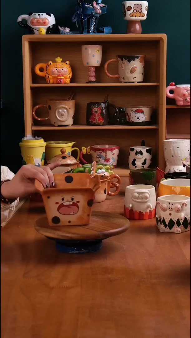 摆件陶景德镇原创手工陶瓷