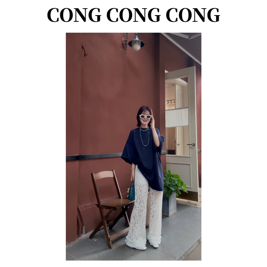 【仙女裤】韩版刺绣镂空设计 C25CK098