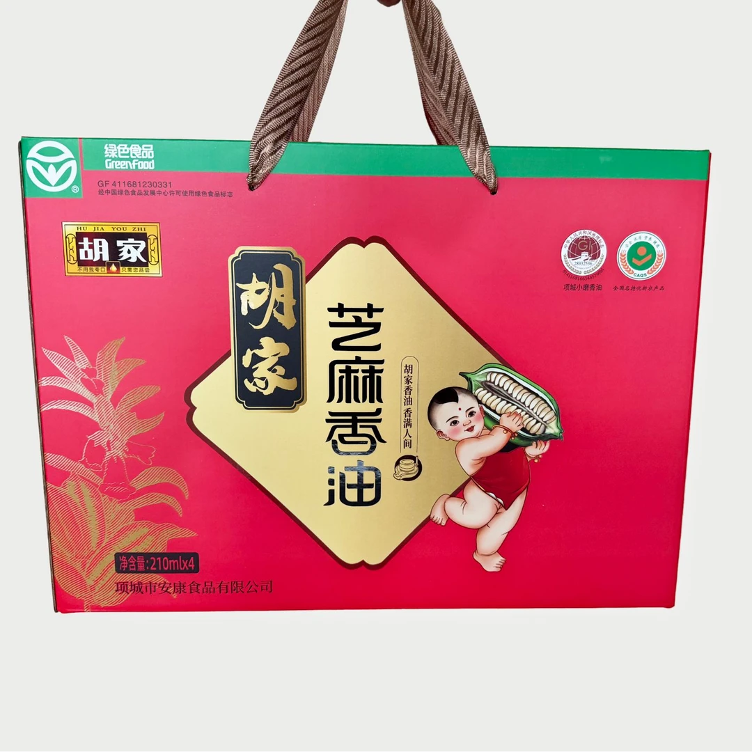 胡家芝麻香油河南特产小磨芝麻香油