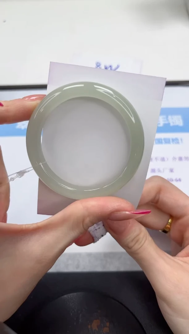 石英质玉手镯未镶嵌V395-50.5