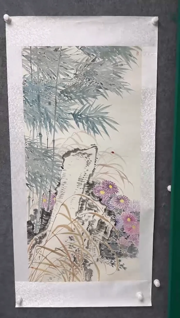 国画邹训精-8平尺-国画作品