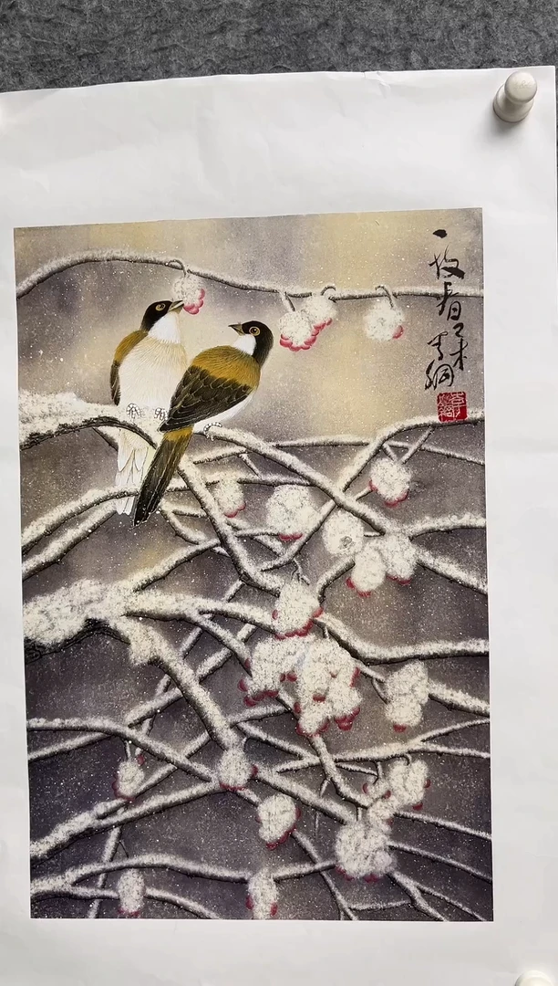 国画李纲-2.7平尺-国画作品
