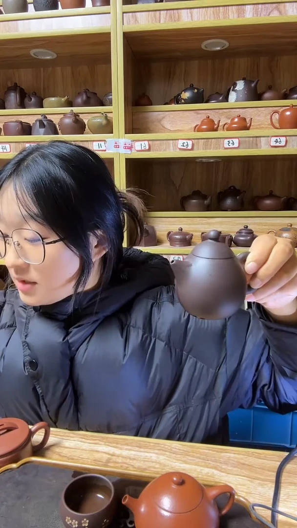 茶壶紫砂紫泥龙蛋150cc左右微瑕不退不换