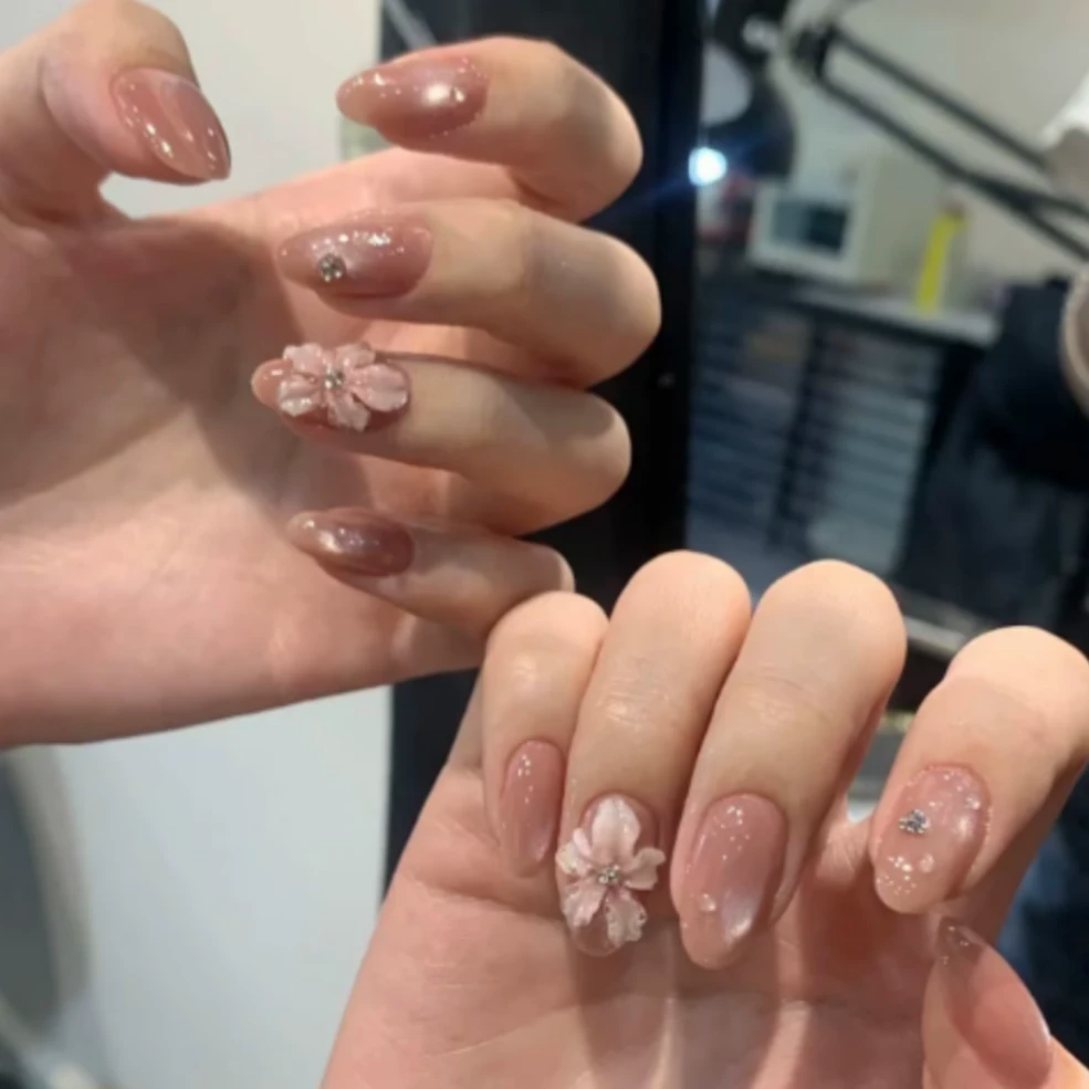 贝德莱119号穿戴甲裸色送5件套工具包