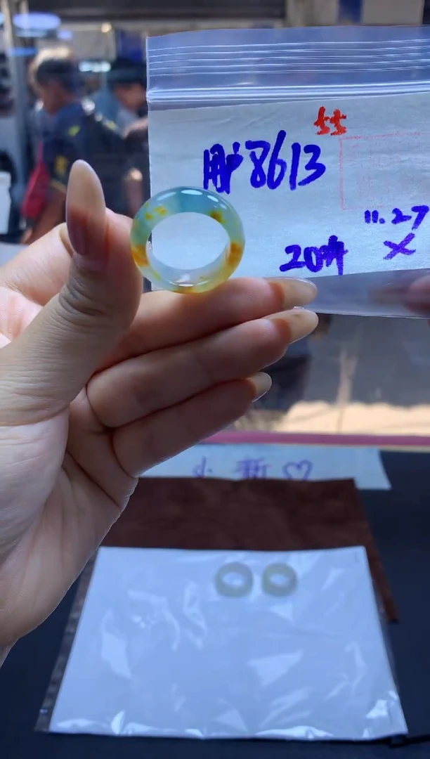 未镶嵌定制翡翠用****8戒圈#7000元-毛货需精细抛光