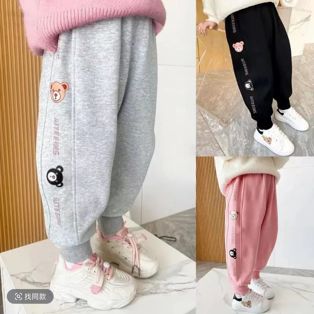 现货清仓.儿童裤子女童春秋新款中小童运动裤休闲长裤百搭卫裤潮