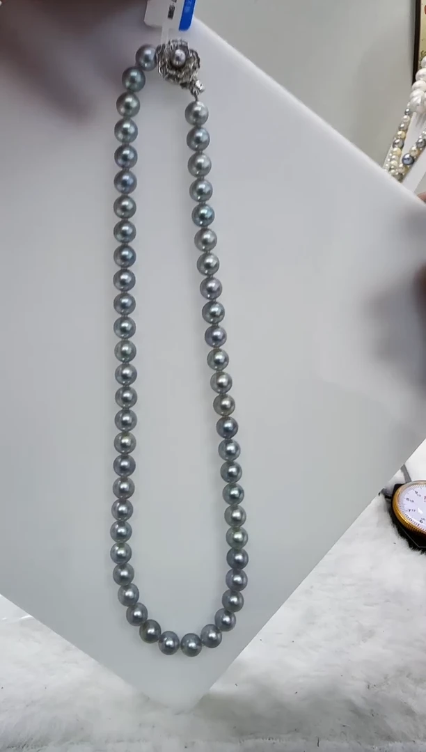 【闪购商品】海水珍珠DA未镶嵌灰珠串7 t875