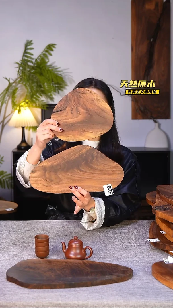 木北美黑胡桃原木.干裂疤结不属于商品质量问题完美主义者慎拍