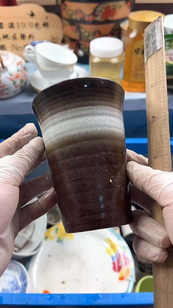 瓷片小*人英歌瓷器满19.9包邮