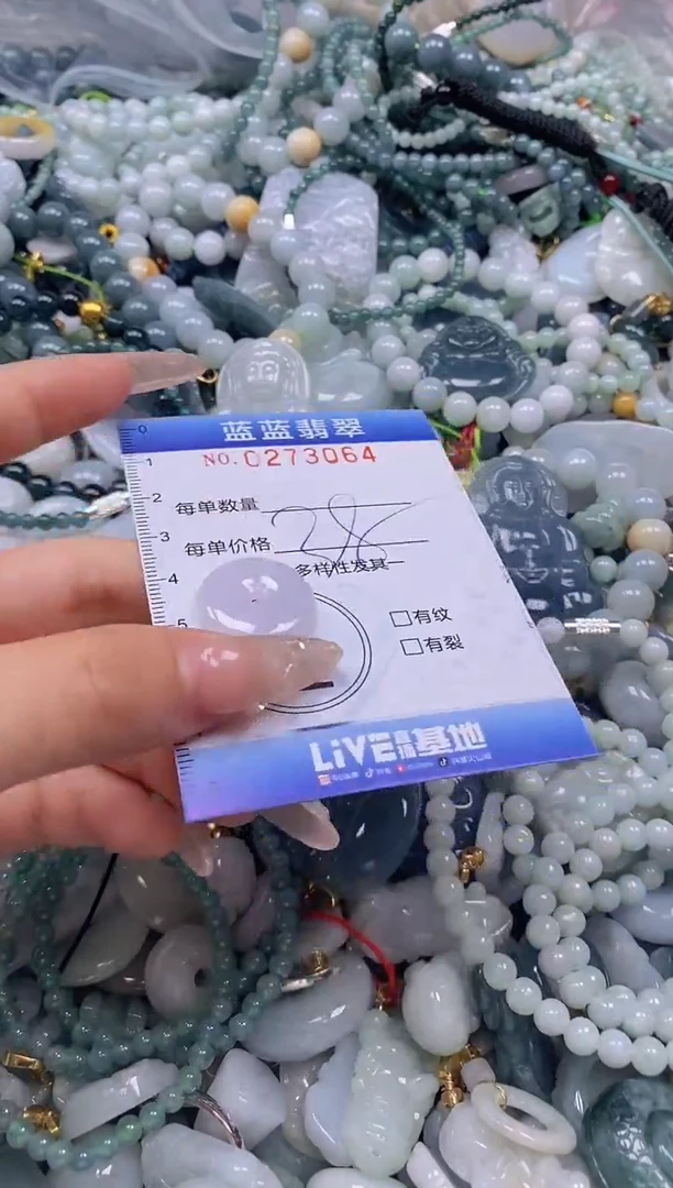 翡翠未镶嵌颈饰闪购0273064多样性发其一