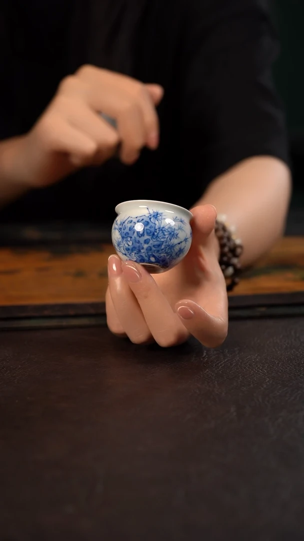 聚澜堂灵石竹子小缸杯