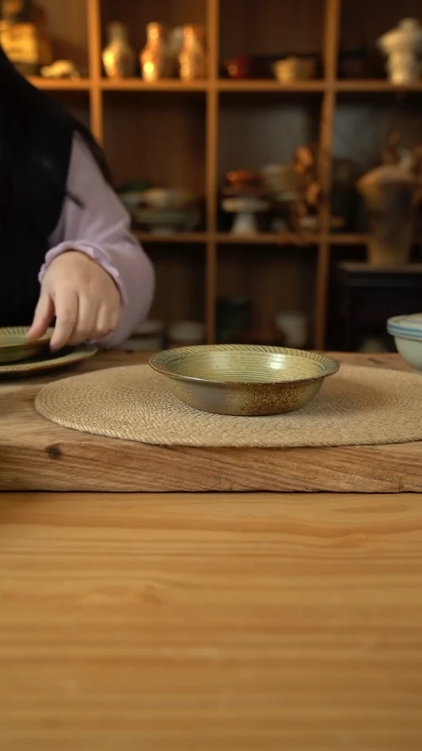 新品064绿色6寸深碗