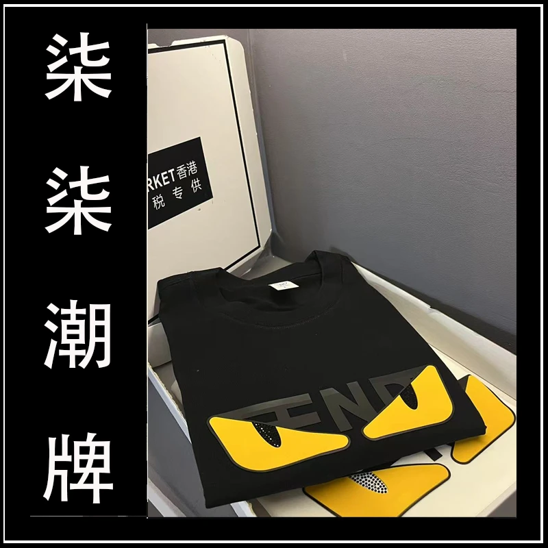 【4号链接】【恶魔之眼】纯棉男女运动休闲夏季设计师圆领T恤潮流