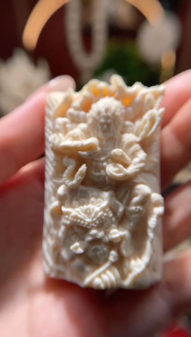 【闪购商品】菩提根/象牙果吊坠【重工版】大黑天