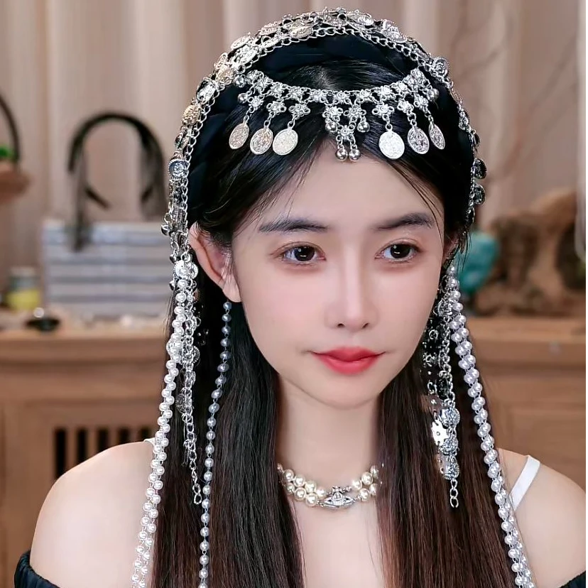 【娜莎】原创设计轻奢重工时尚超仙发箍手工民族小香风发饰