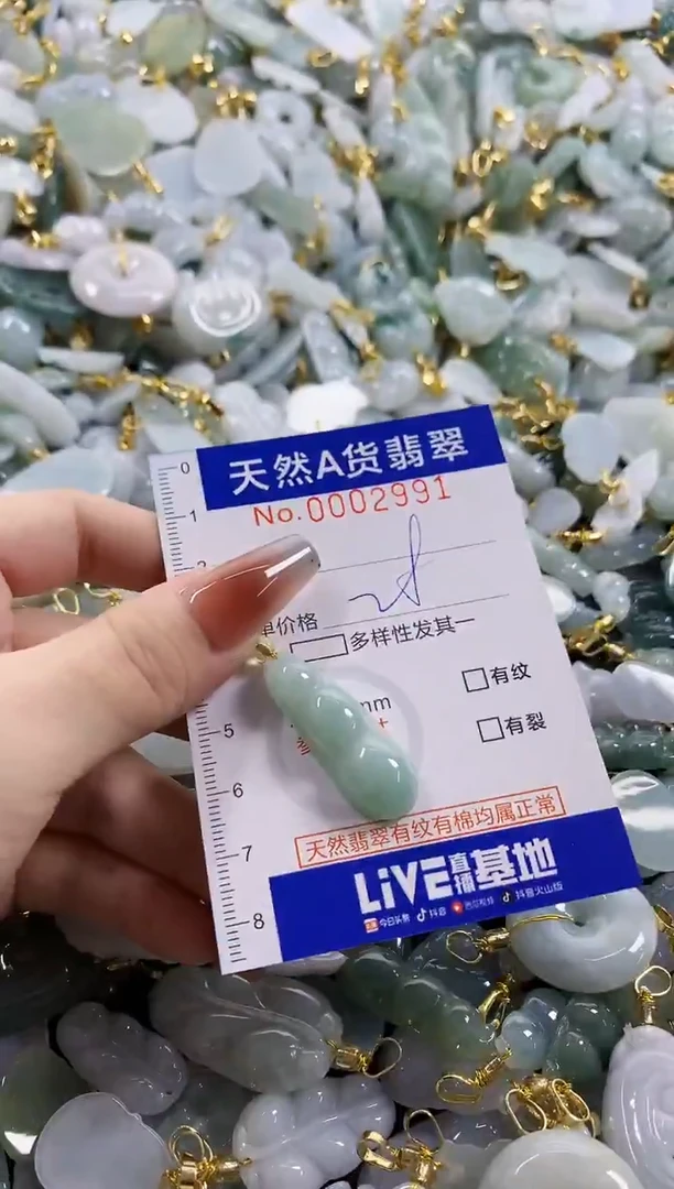 颈饰未镶嵌翡翠天然A货翡翠