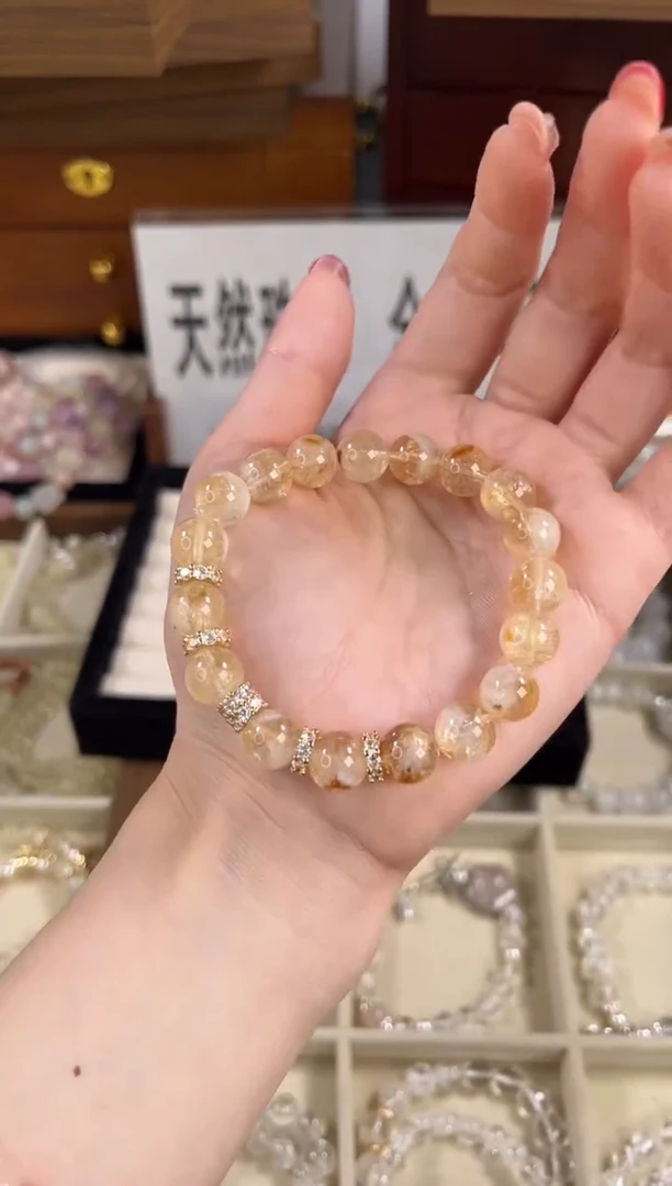 未镶嵌手串水晶