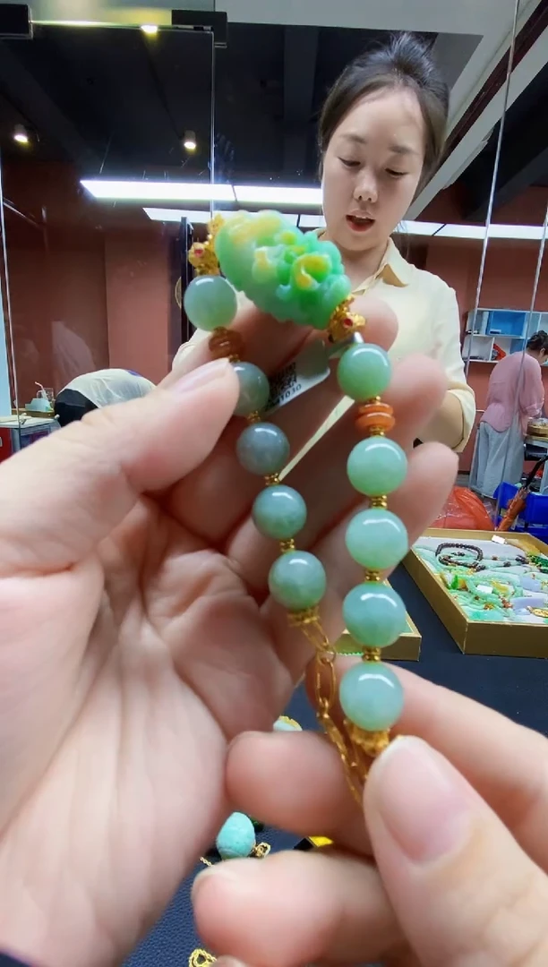 颈饰未镶嵌翡翠翡翠手串
