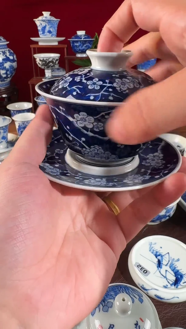 不二说瓷纯手绘杯-009