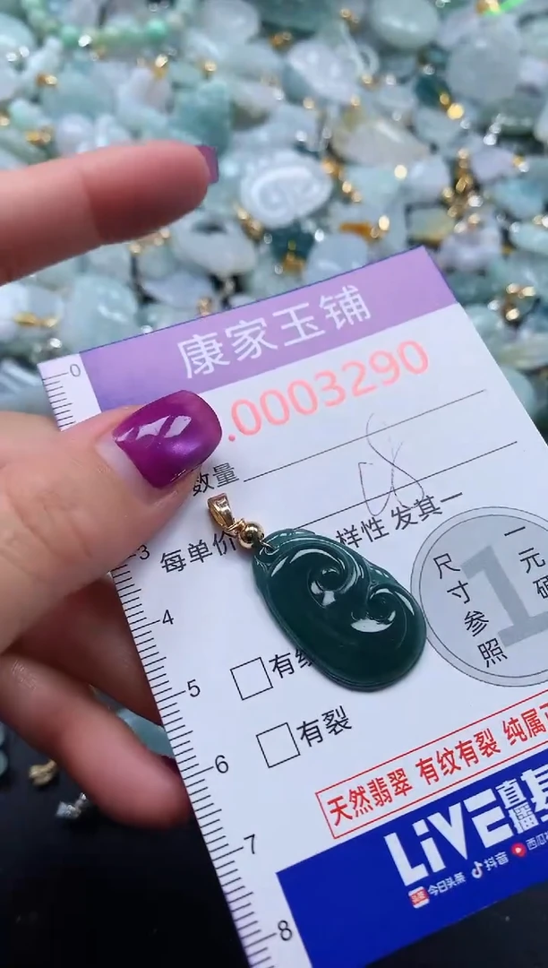 颈饰未镶嵌翡翠3290