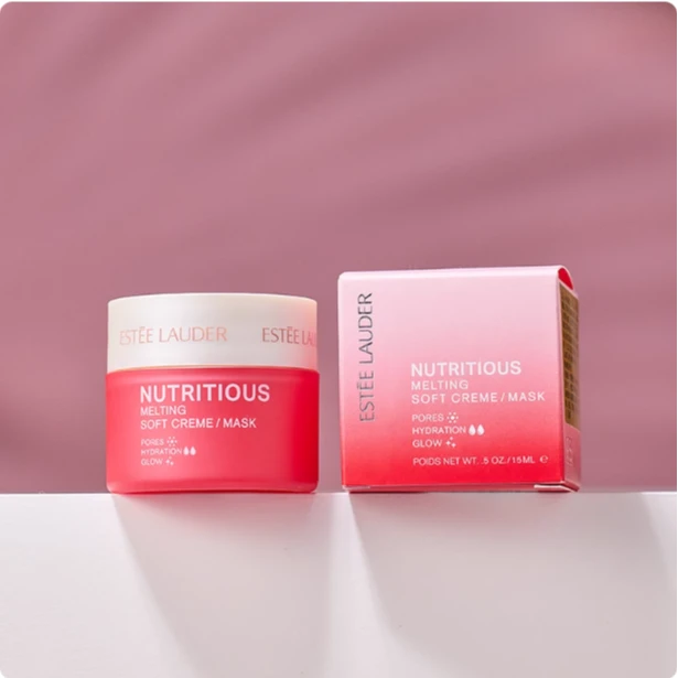 雅诗兰黛 鲜活亮采二合一面霜 15ml 红石榴面霜【效期26年2月】