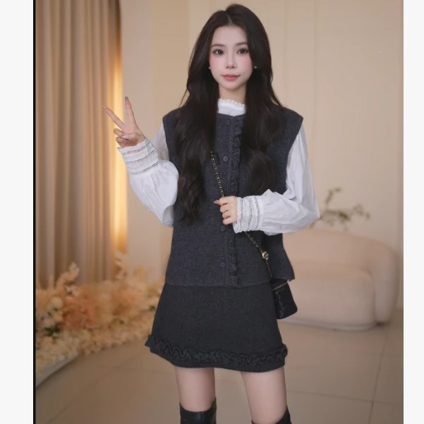 Basic House百家好韩系气质百搭时尚套装B1386B5D332