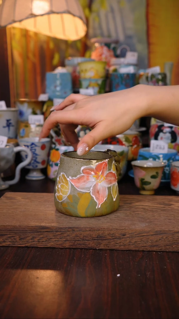 摆件泥垚手作 景德镇手工手绘器物