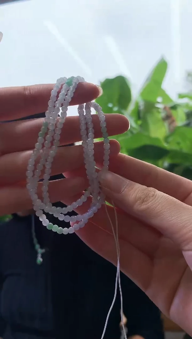 颈饰未镶嵌翡翠翡翠A货