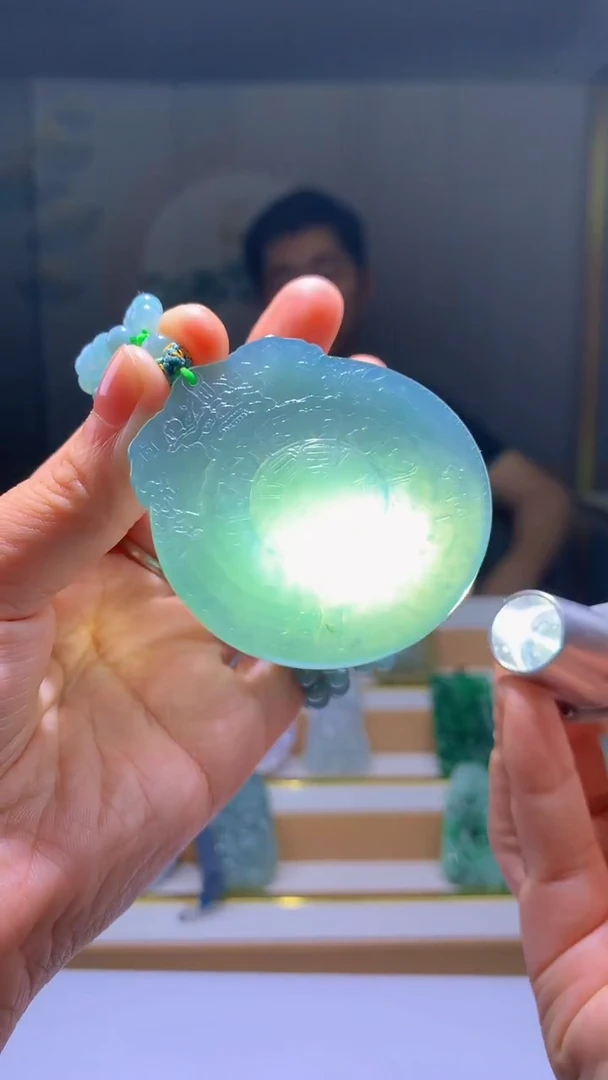 未镶嵌挂件翡翠天然翡翠珠宝257