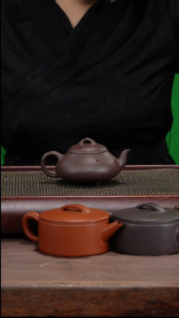 【闪购商品】紫砂茶壶全手工零添加天青泥汉棠石瓢