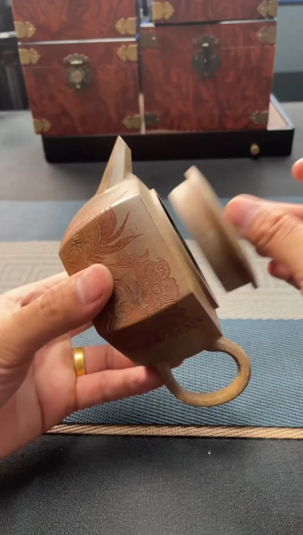 紫砂茶宠128手工紫砂壶