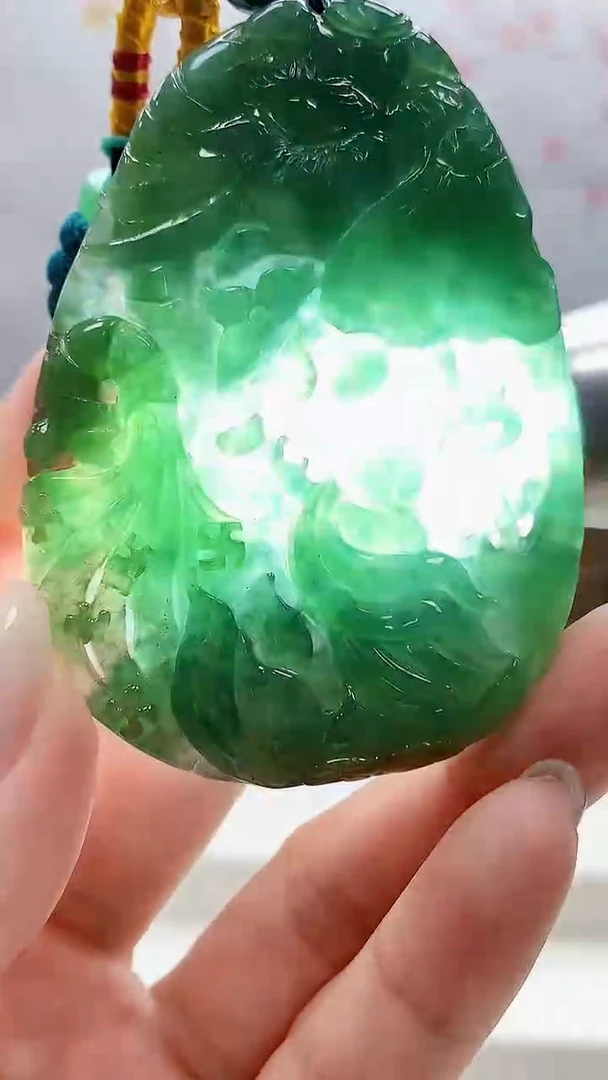 定制翡翠未镶嵌5124lr-毛货挂件89